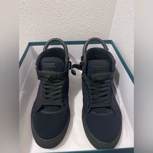 BUSCEMI Neoprene Self Black high sneakers